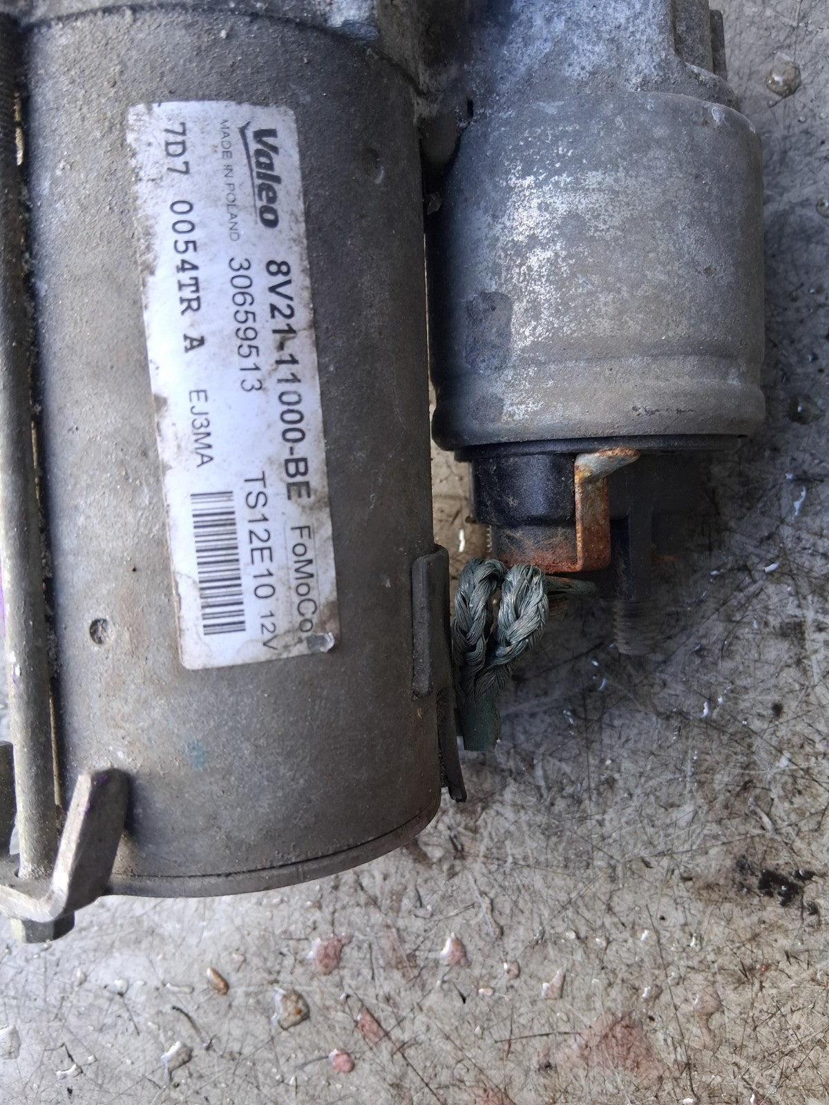 FORD FIESTA 2010 MK7 PETROL STARTER MOTOR 8V2111000BE