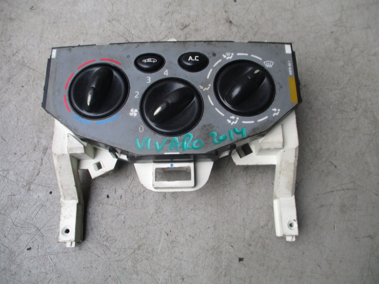 2014 VAUXHALL VIVARO RENAULT TRAFIC MK1 HEATER CLIMATE CONTROL PANEL