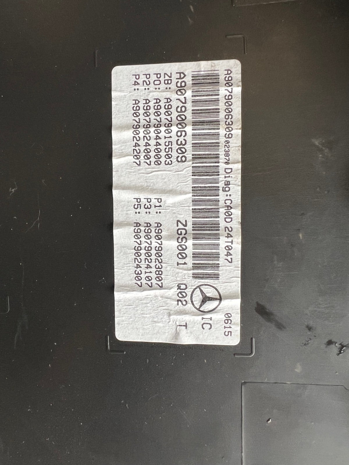 2024 MERCEDES SPRINTER W907 2.0 DIESEL AUTO SPEEDO INSTRUMENT CLUSTE A9079006309