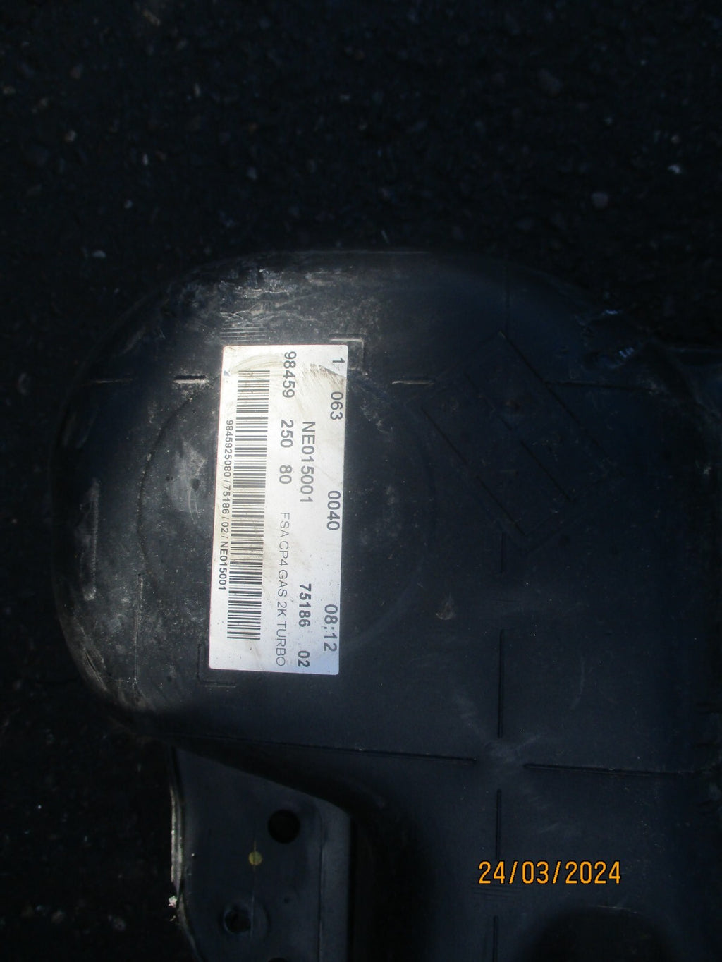 CITROEN C4 MK3 2022 1.2 PETROL FUEL TANK PUMP 9845925080