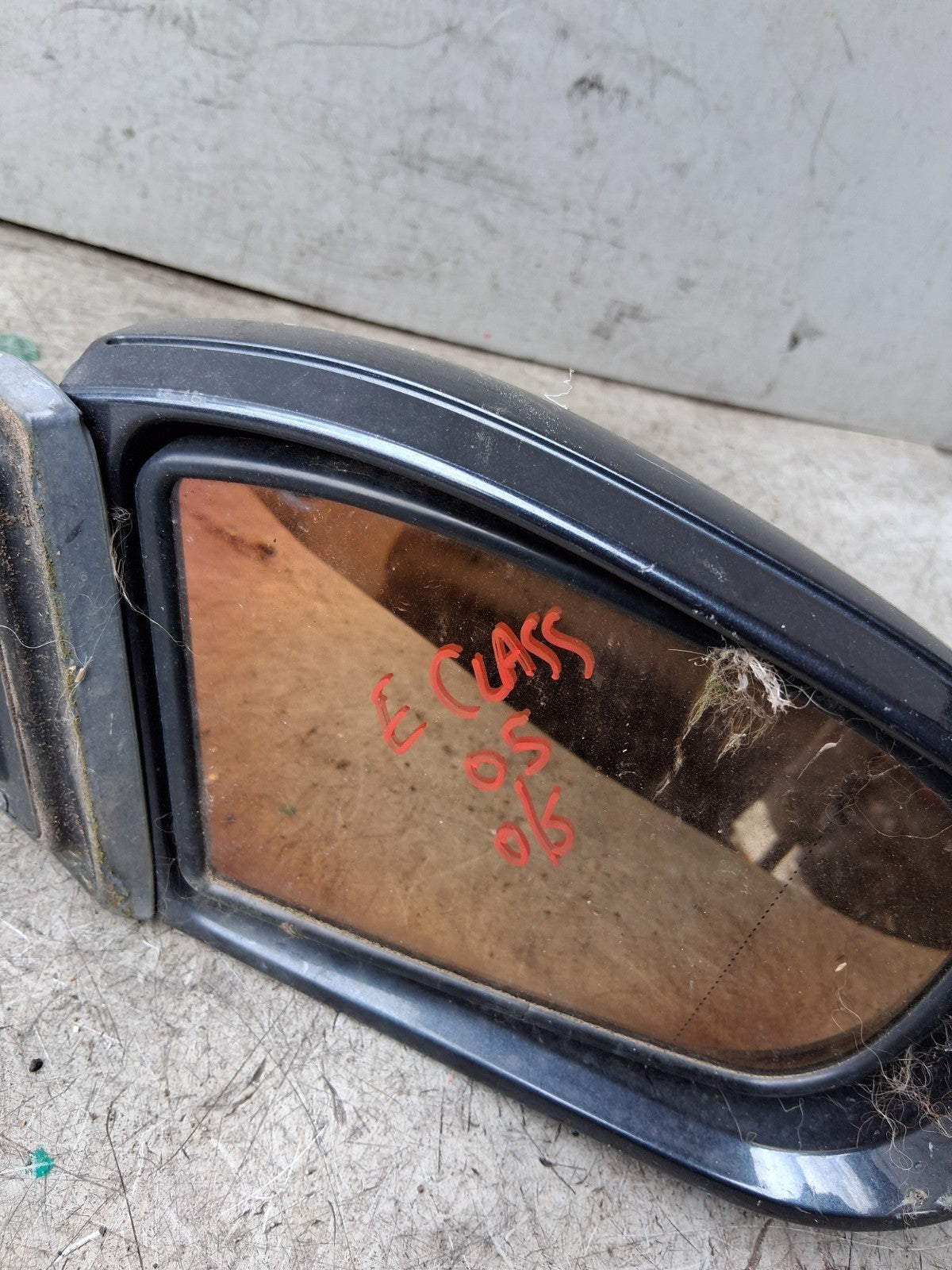 2008 MERCEDES BENZ E CLASS OS DRIVER SIDE WING MIRROR 41-3133-420