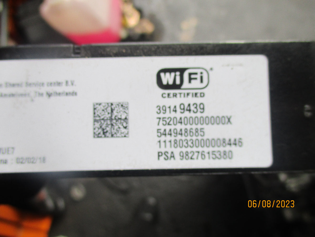 VAUXHALL GRANDLAND X 2018 WIFI HOTSPOT CONTROL MODULE 39149439