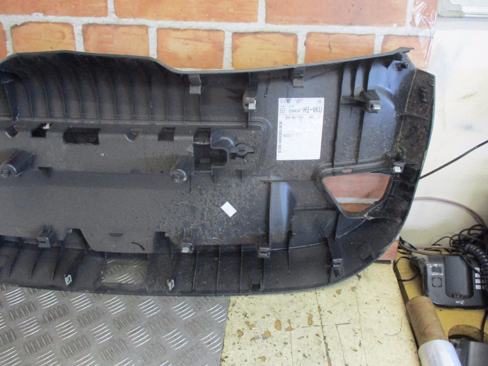 AUDI A1 2013 5 DOOR REAR BOOT TAILGATE INNER PLASTIC TRIM CARD COVER 8X4867979