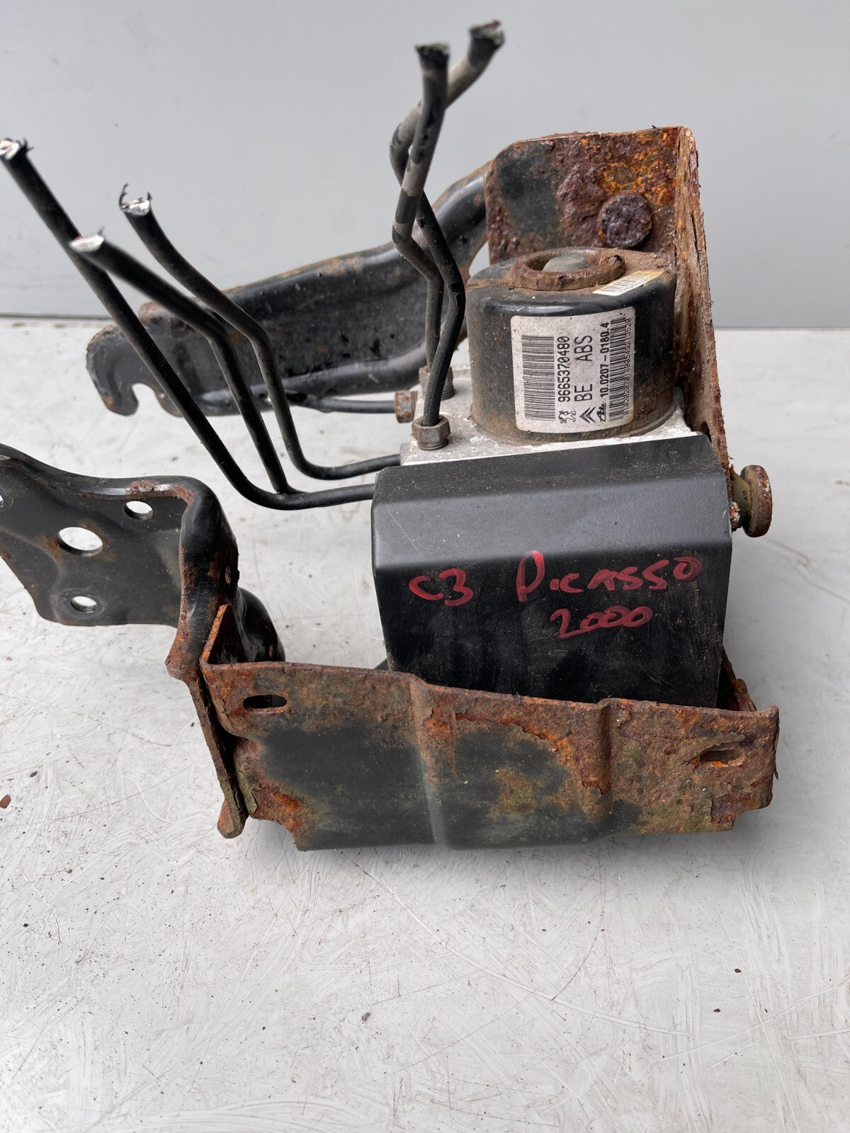 2000 CITROEN C3 PICASSO ABS PUMP MODULATOR 9665370480