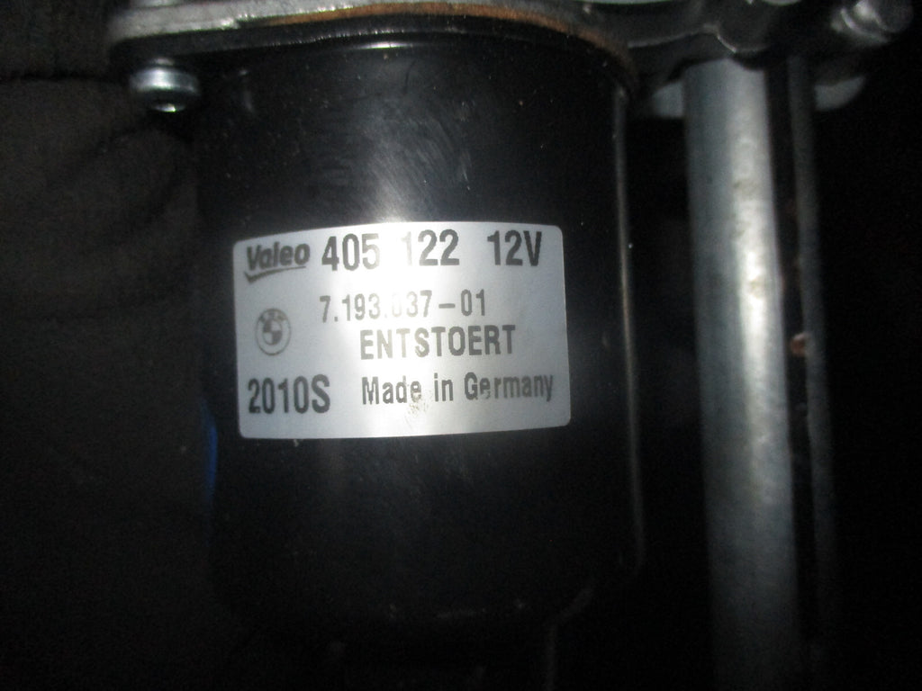 BMW 1 SERIES 2010 E87 FRONT WIPER MOTOR & LINKAGES 719303701