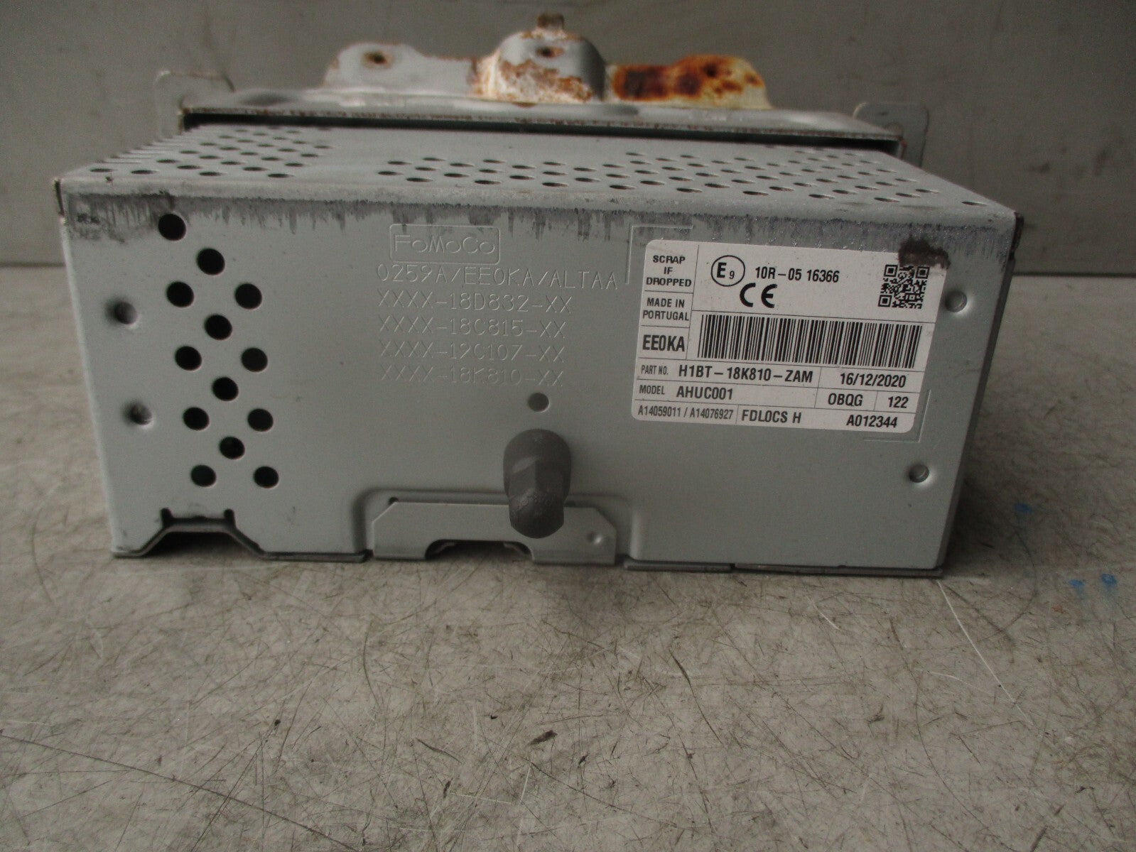 2021 FORD FIESTA MK8 CD PLAYER STEREO RADIO HEAD UNIT H1BT18K810