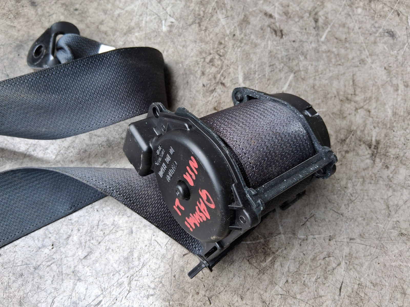 2020 NISSAN QASHQAI J11 MK2 NSR PASSENGER SIDE REAR LEFT SEAT BELT 80920AA