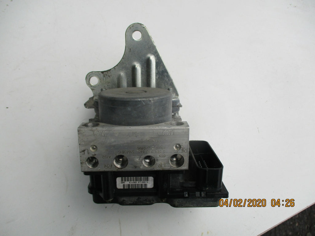 FIAT 500 2009 ABS BRAKE PUMP MOTOR CONTROLLER MODULE UNIT 0265801087