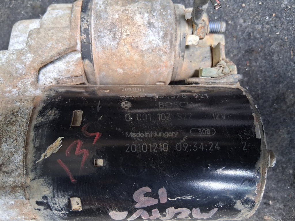 2015 VAUXHALL MERIVA B 1.4 PETROL STARTER MOTOR 55578921