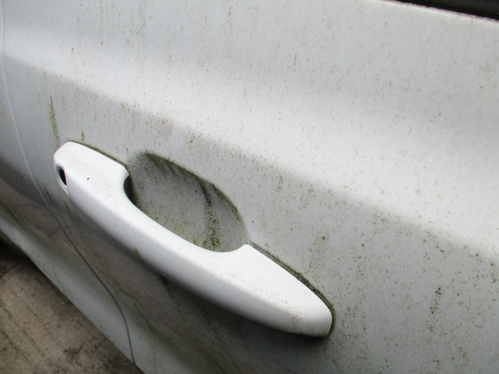 FORD FOCUS MK4 2021 OSF DRIVER SIDE FRONT EXTERIOR DOOR HANDLE FROZEN WHITE 5J