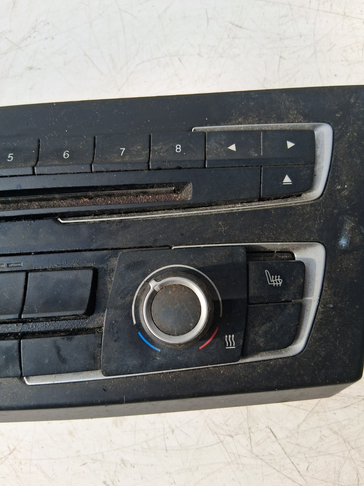 BMW 1 SERIES F20 2015 AIR CON HEATER RADIO CONTROL PANEL E1062665