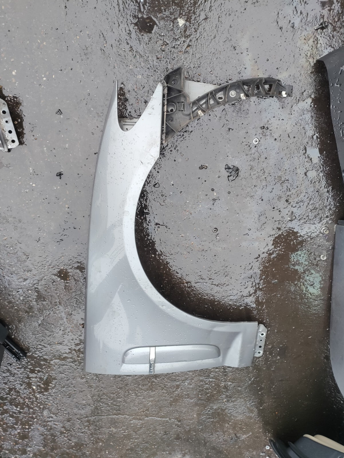 2009 JAGUAR XF X250 OSF DRIVER SIDE WING PANEL SILVER