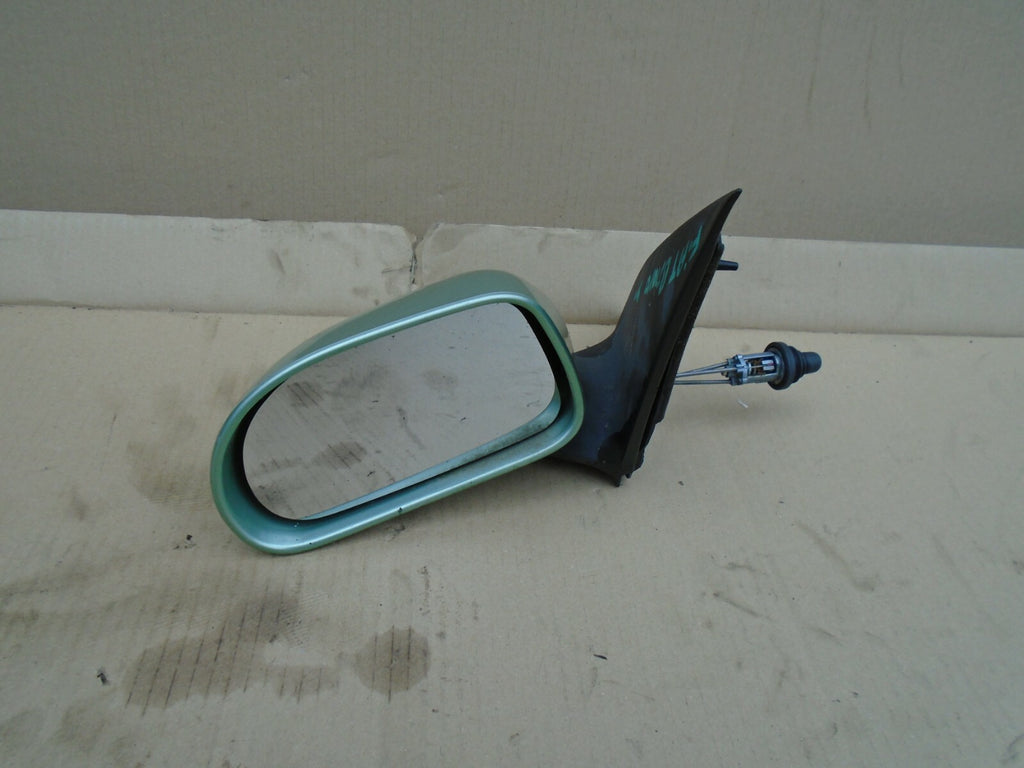 FIAT BRAVO 2000 NS PASSENGER SIDE MANUAL DOOR WING MIRROR GREEN
