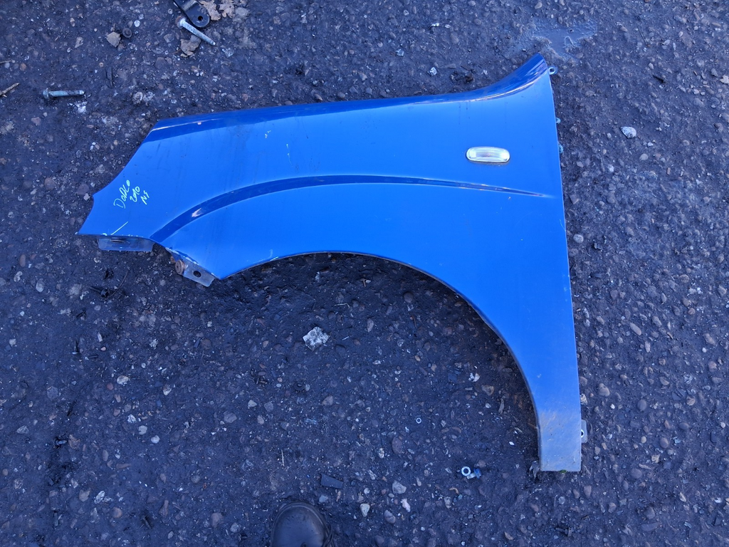 2010 FIAT DOBLO MK1 NSF PASSENGER SIDE FRONT LEFT WING PANEL BLUE