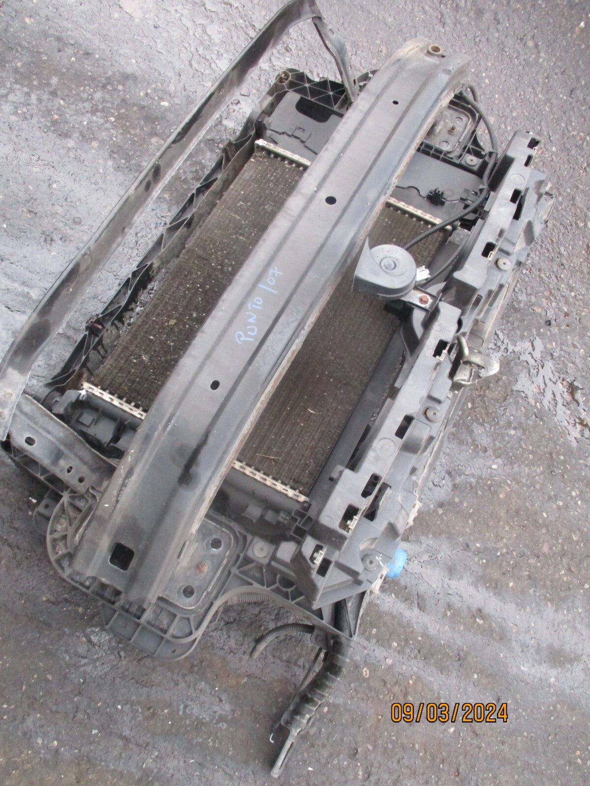 FIAT GRANDE PUNTO 2007 1.2 PETROL FRONT COMPLETE SLAM PANEL RADPACK BAR RP 25