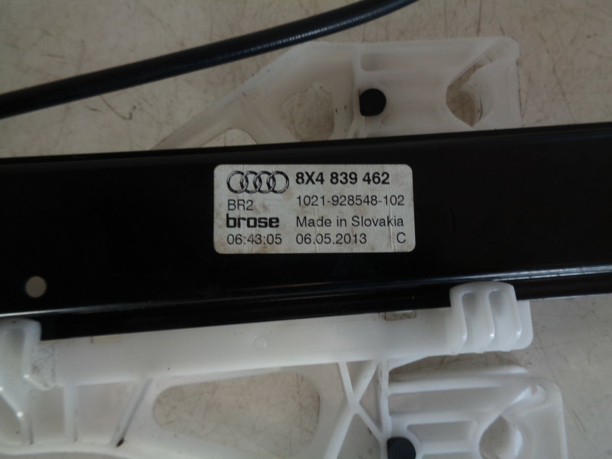 AUDI A1 SPORTBACK 5 DOOR 2013 OS DRIVER SIDE REAR DOOR WINDOW MOTOR REGULATOR
