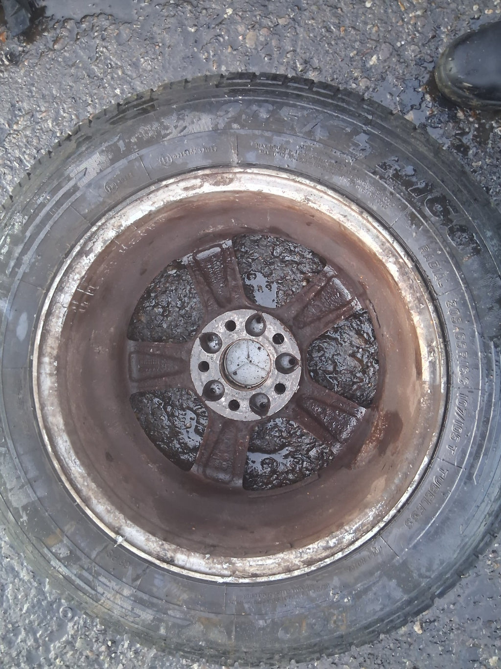 2007 MERCEDES BENZ VITO W639 16 INCH ALLOY WHEEL WITH TYRE 205/65R16
