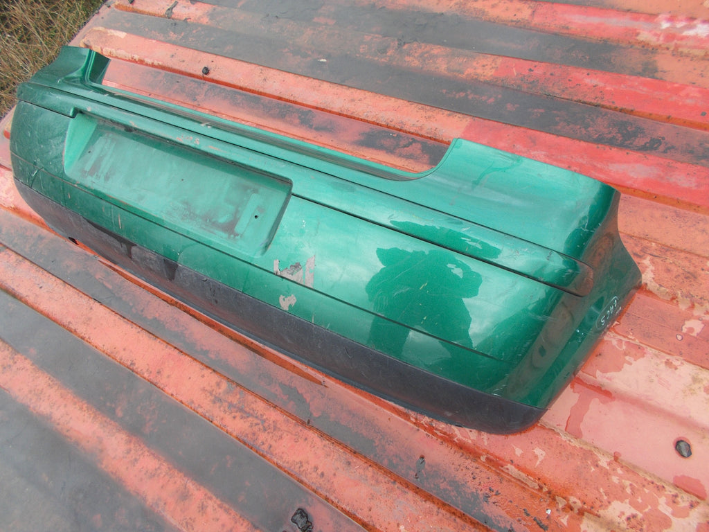VW VOLKSWAGEN POLO 9N (MK4) HATCHBACK REAR BUMPER LA6S SCIENCE GREEN METALLIC