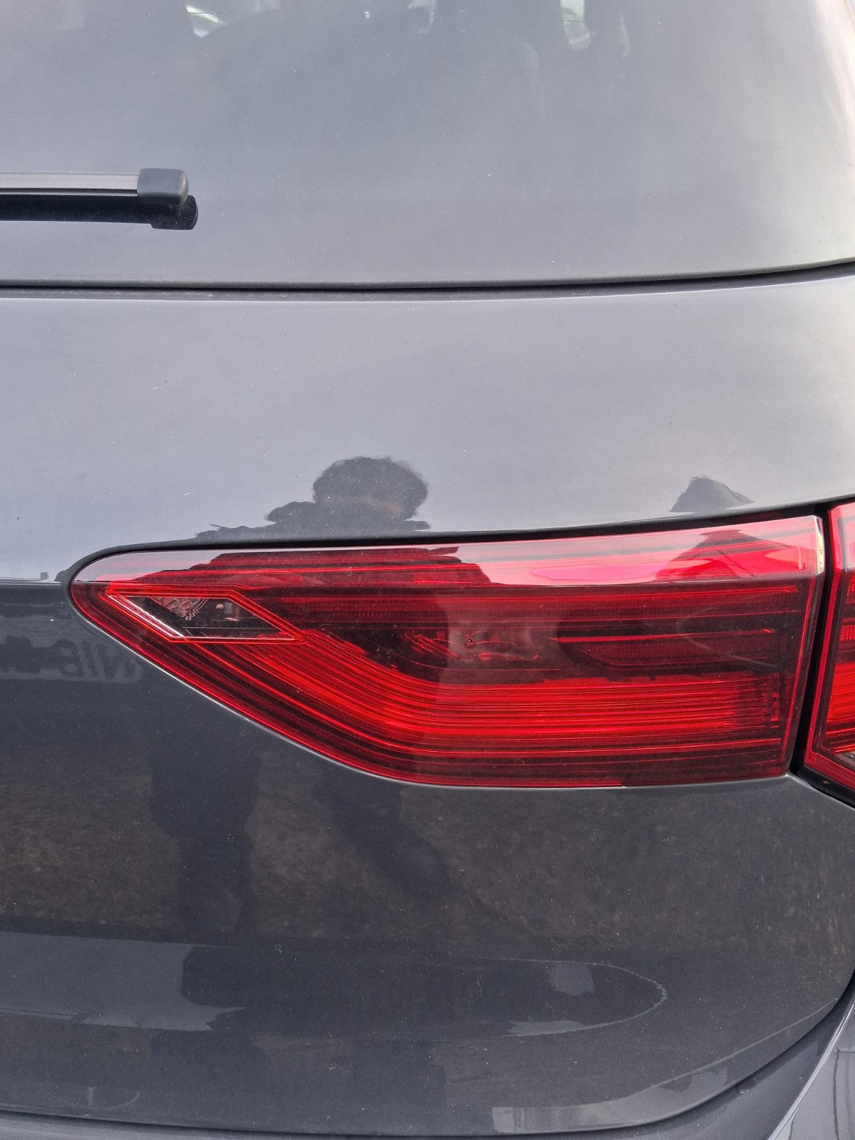 2024 VW VOLKSWAGEN GOLF MK8 R LINE COMPLETE REAR END URANO GREY LI7F