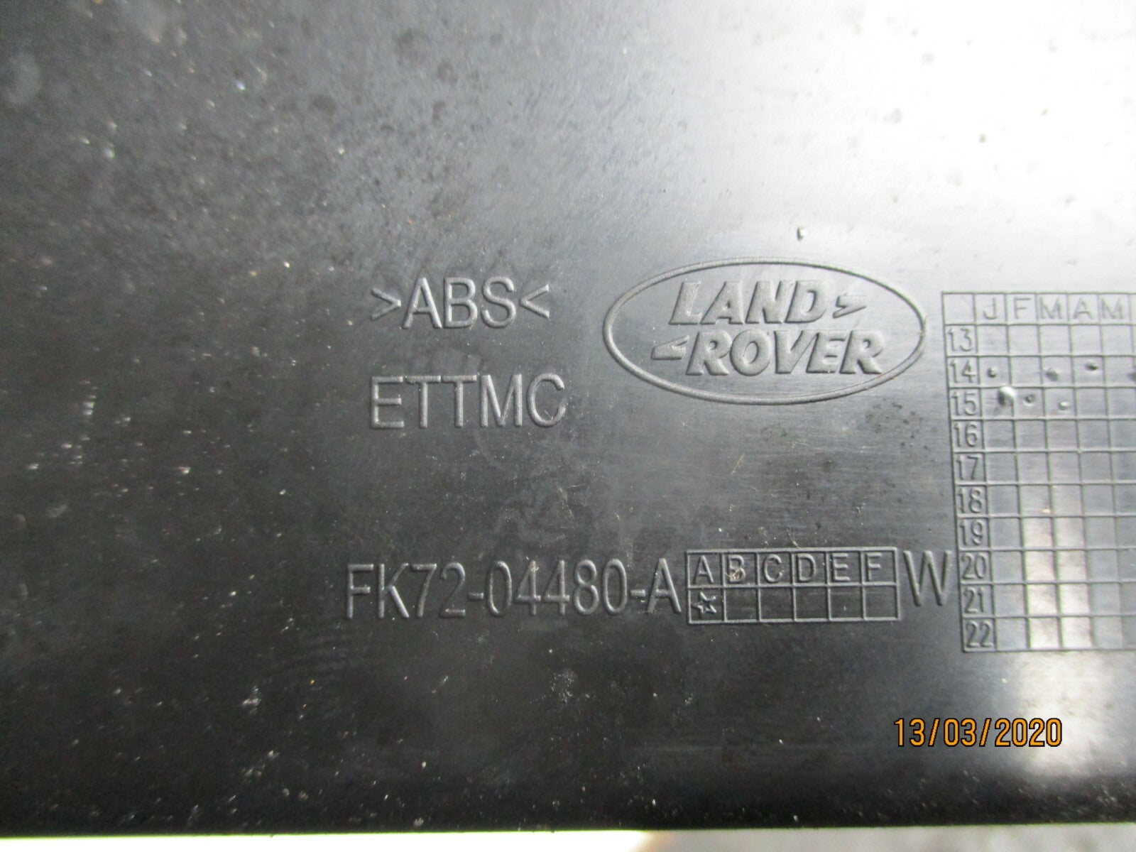 LAND ROVER DISCOVERY SPORT L550 2017 INTERIOR TRIM PLASTIC COVER FK72-04480-A
