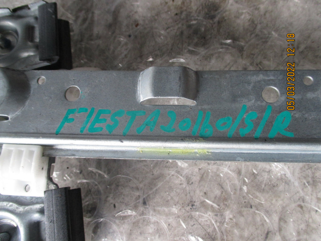 FORD FIESTA 2016 MK7 OSR REAR DRIVER SIDE WINDOW MOTOR REGULATOR 8A61A27000