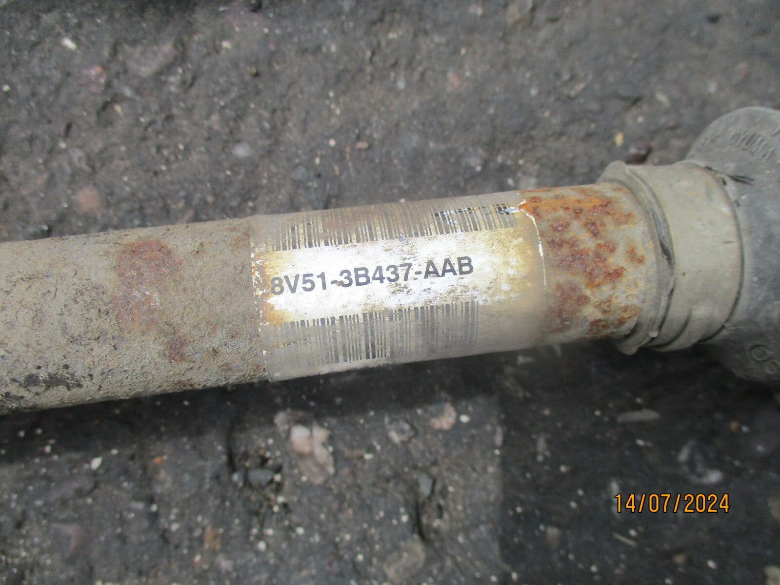 FORD FIESTA MK7 2017 1.25 PETROL NSF PASSENGER SIDE DRIVESHAFT 8V513B437AAB