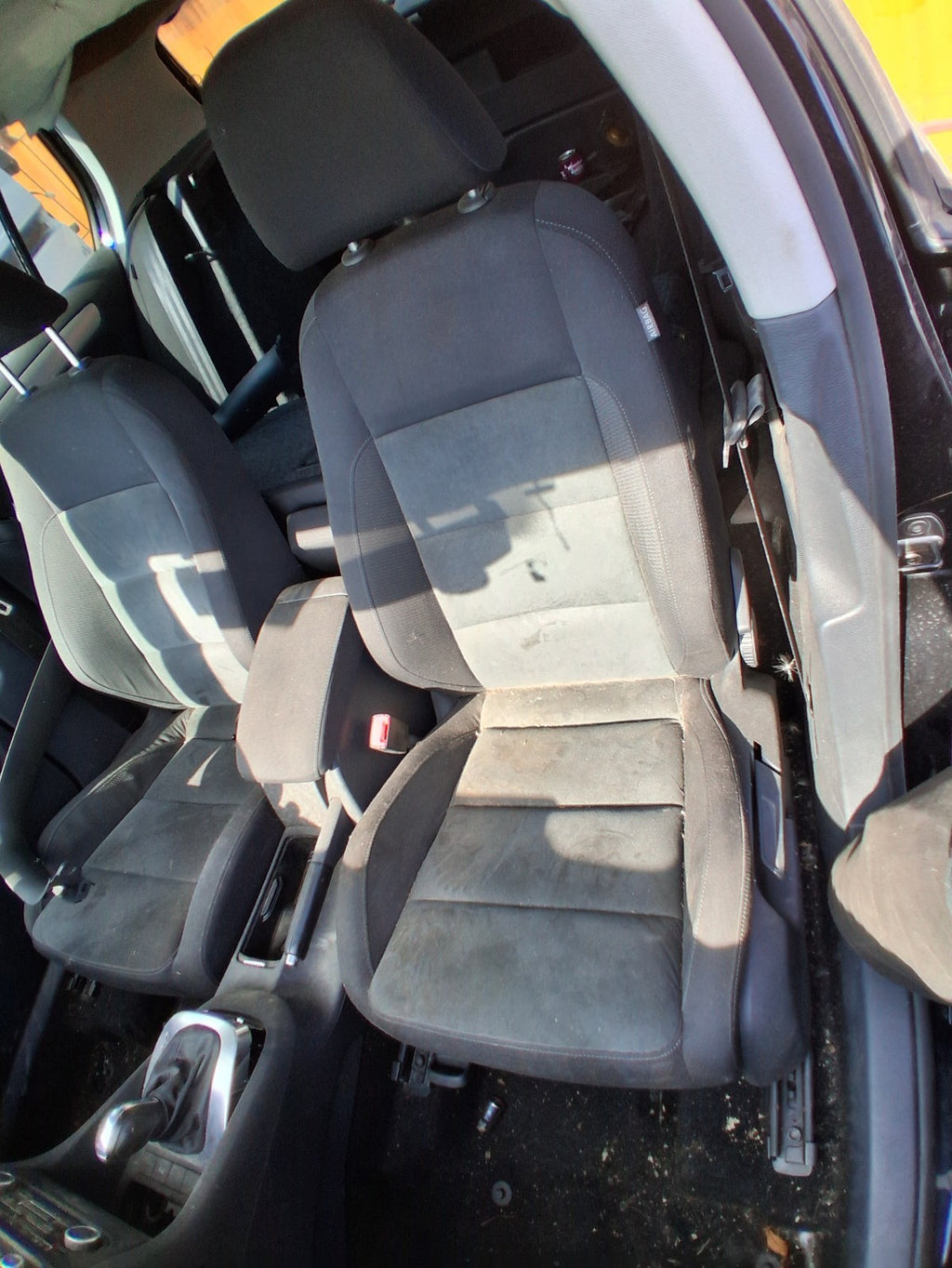 2012 VW VOLKSWAGEN GOLF MK6 NSF PASSENGER SIDE FRONT COMPLETE SEAT ALCANTARA