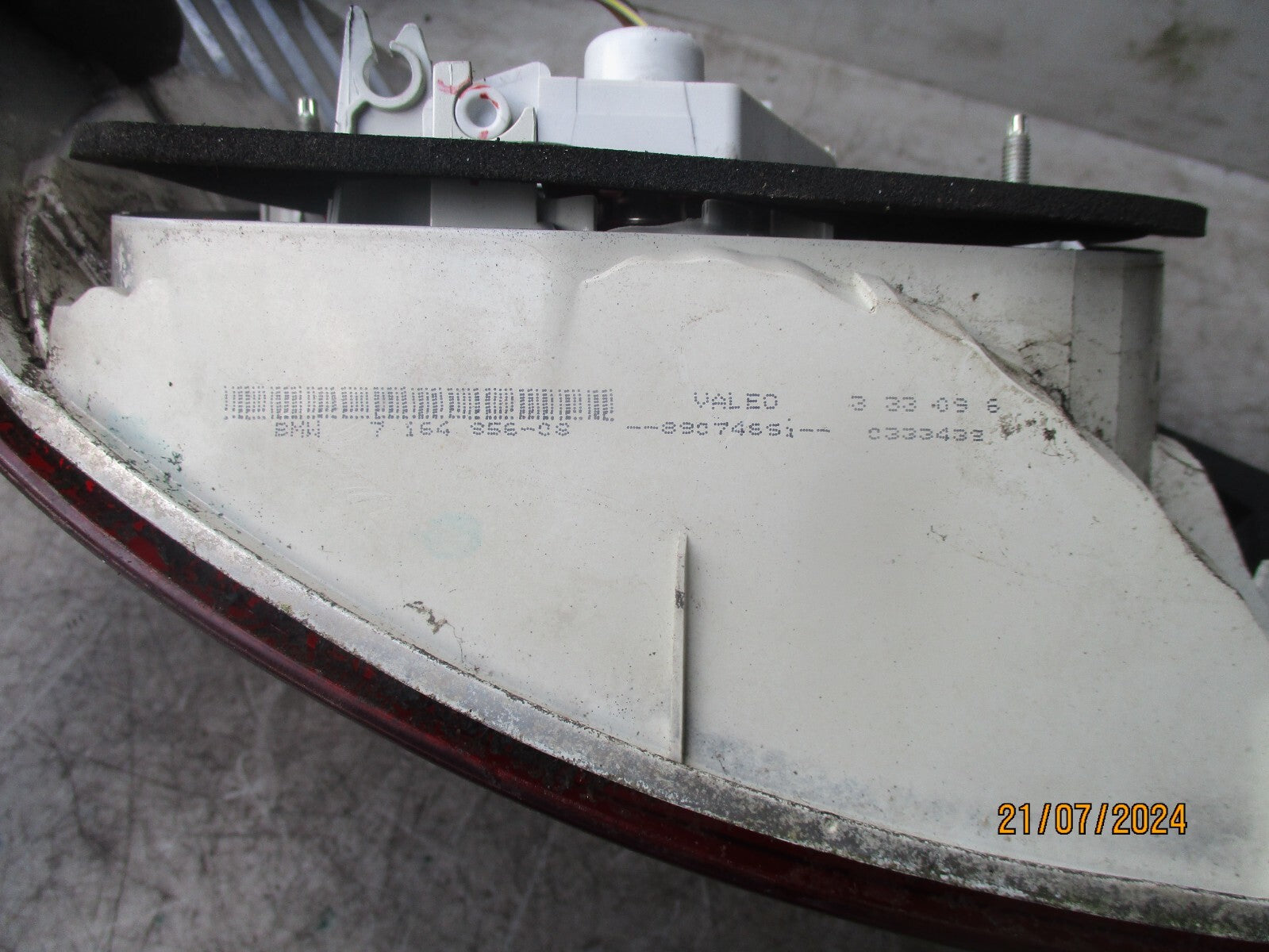 BMW 1 SERIES E82 2009 OSR DRIVER SIDE REAR TAIL LIGHT LAMP