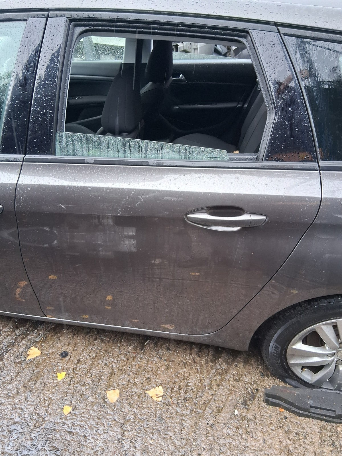 2015 PEUGEOT 308 MK2 ESTATE NSR PASSENGER SIDE REAR BARE DOOR GREY MOKA KKS