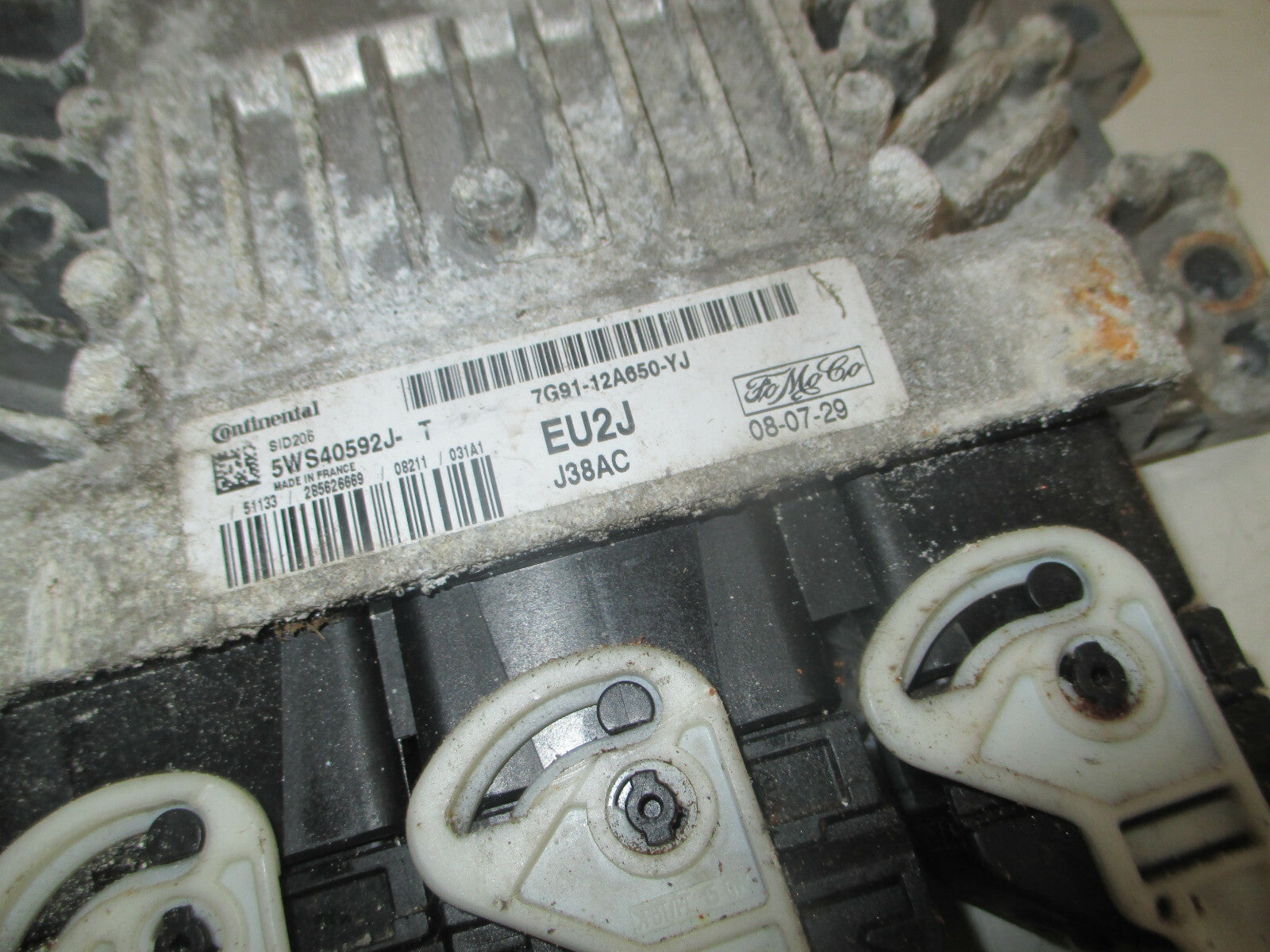 FORD MONDEO MK4 2008 1.8 DIESEL ECU ENGINE CONTROL MODULE ECU 7G9112A650YJ