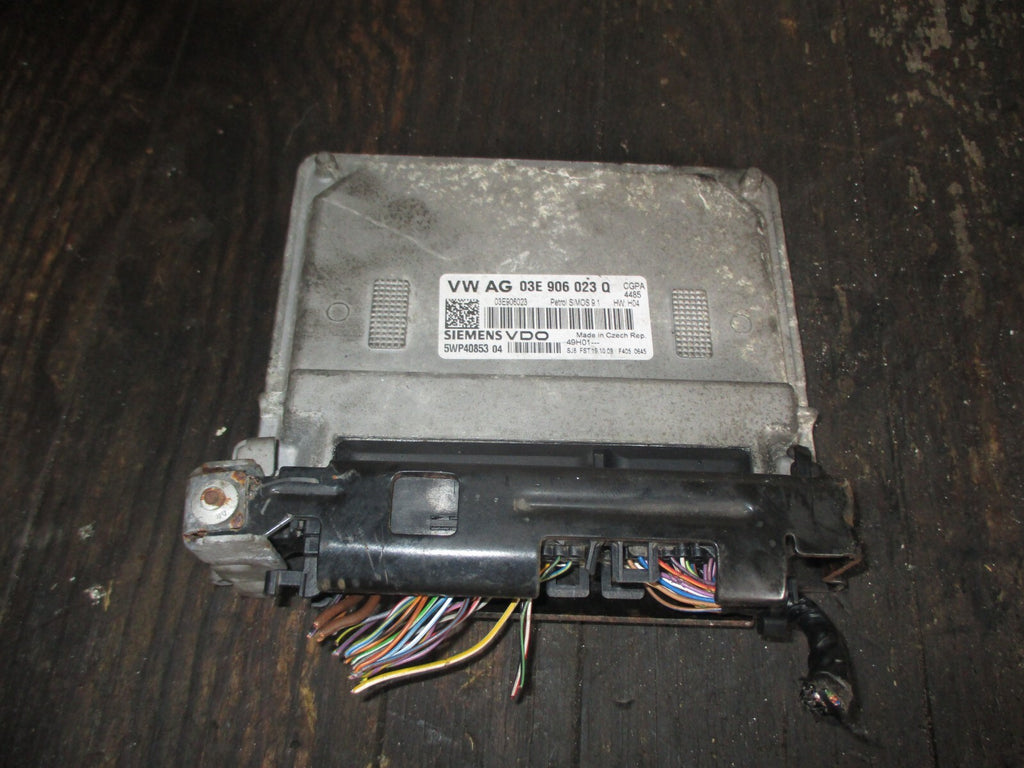SKODA FABIA 2009 MK2 1.2 PETROL ECU ENGINE CONTROL MODULE UNIT 03E906023Q