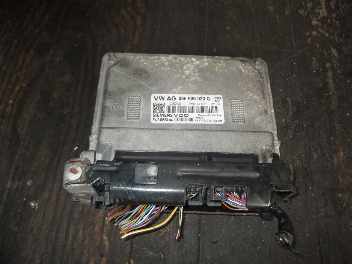 SKODA FABIA 2009 MK2 1.2 PETROL ECU ENGINE CONTROL MODULE UNIT 03E906023Q