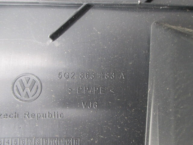 2012 VW GOLF MK7 PASSENGER SIDE INTERIOR LOWER A PILLER TRIM 5G2863483A