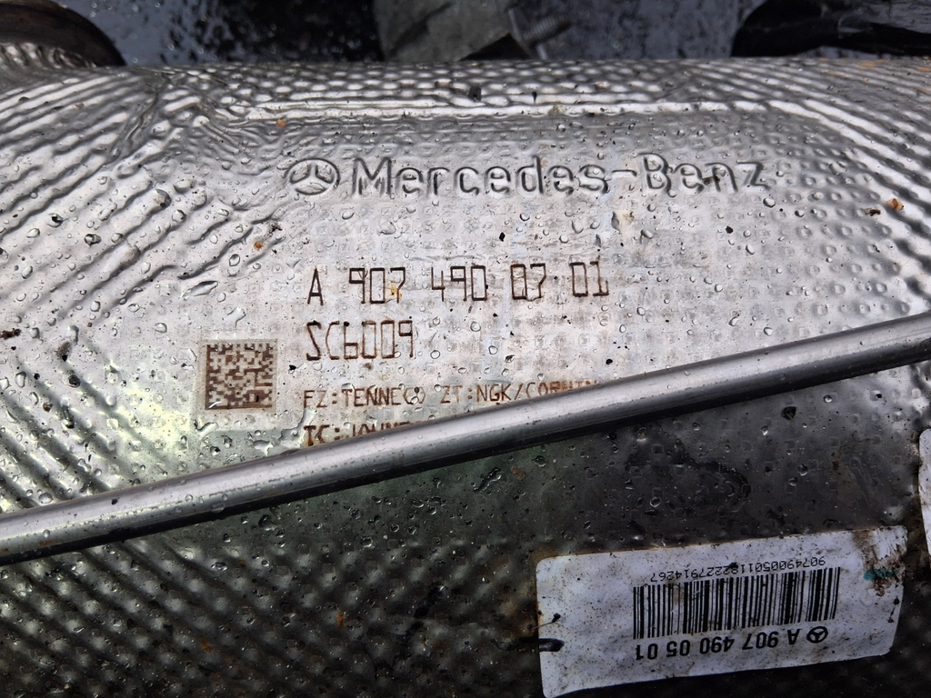 2023 MERCEDES SPRINTER W907 2.0 DIESEL DPF DIESEL PARTICULATE FILTER A9074900701