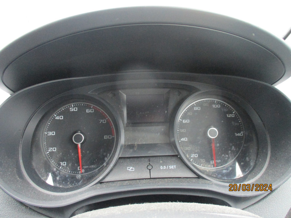 2014 SEAT IBIZA MK4 1.4 PETROL MANUAL SPEEDO SPEEDOMETER INSTRUMENT CLUSTER