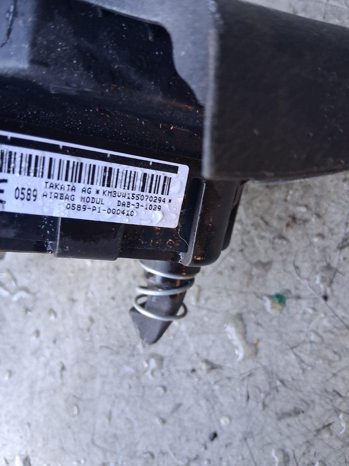 2016 NISSAN NOTE STEERING WHEEL AIRBAG 8DIXTCX