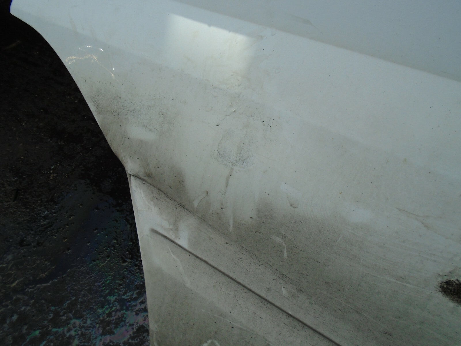 FORD TRANSIT MK7 VAN 2012 NSF PASSENGER SIDE FRONT BARE DOOR SHELL FRAME WHITE