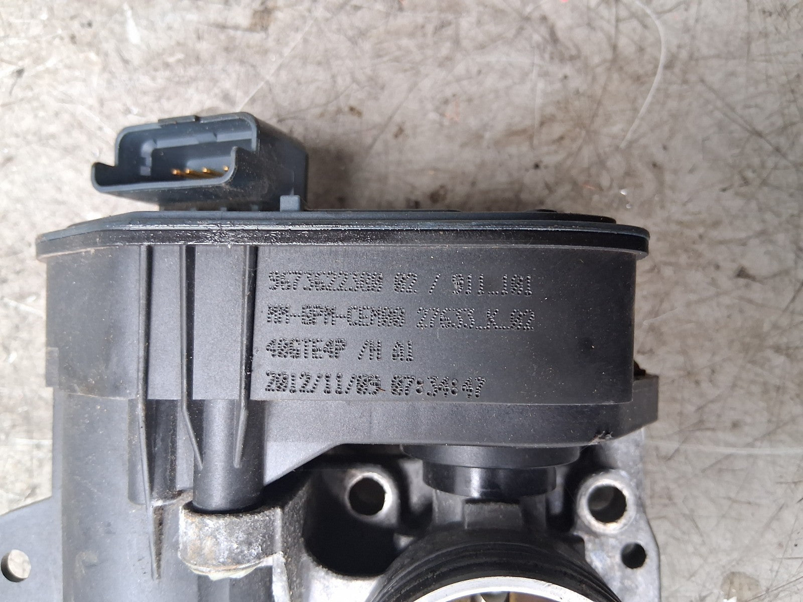 2012 PEUGEOT 208 1.2 PETROL THROTTLE BODY 9673622380