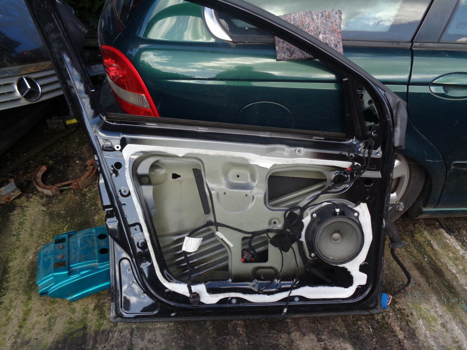 FIAT BRAVO 2001 NSF PASSENGER SIDE FRONT DOOR BLACK