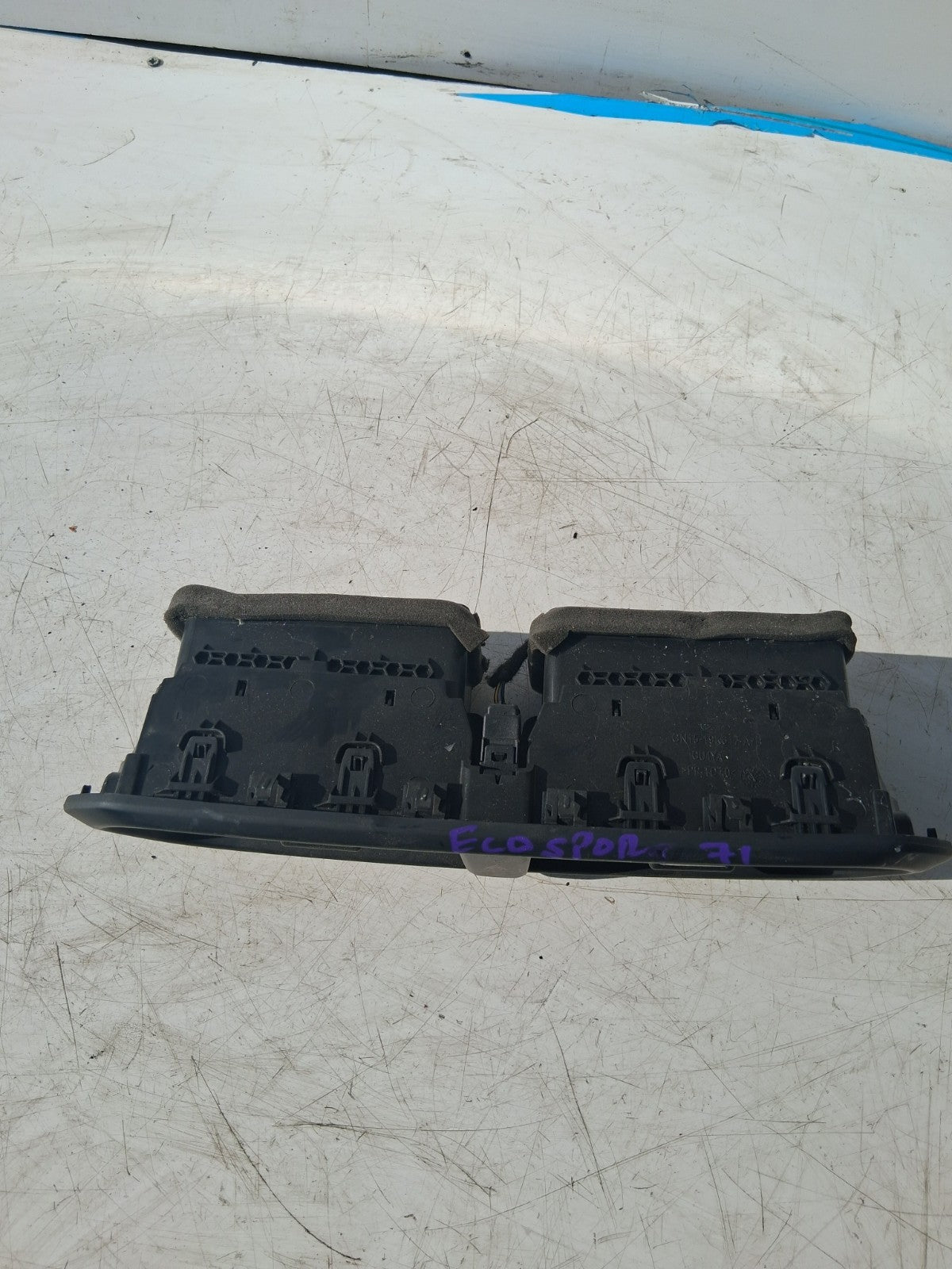 2021 FORD ECOSPORT CENTRE DASHBOARD AIR VENTS GN1519K617ACW