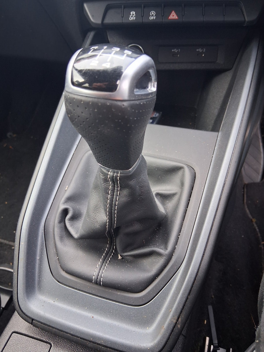 2024 AUDI A1 S LINE MK2 GB MANUAL GEAR STICK GEAR SHIFTER GEAR LEVER