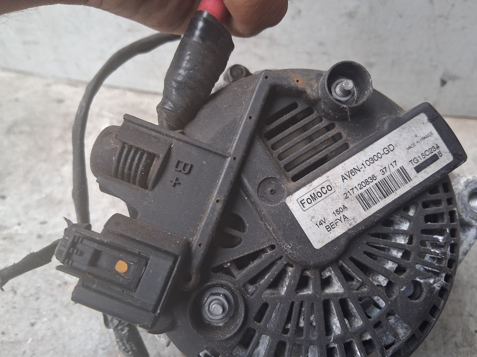 FORD GRAND C MAX 2017 ALTERNATOR AV6N10300GD