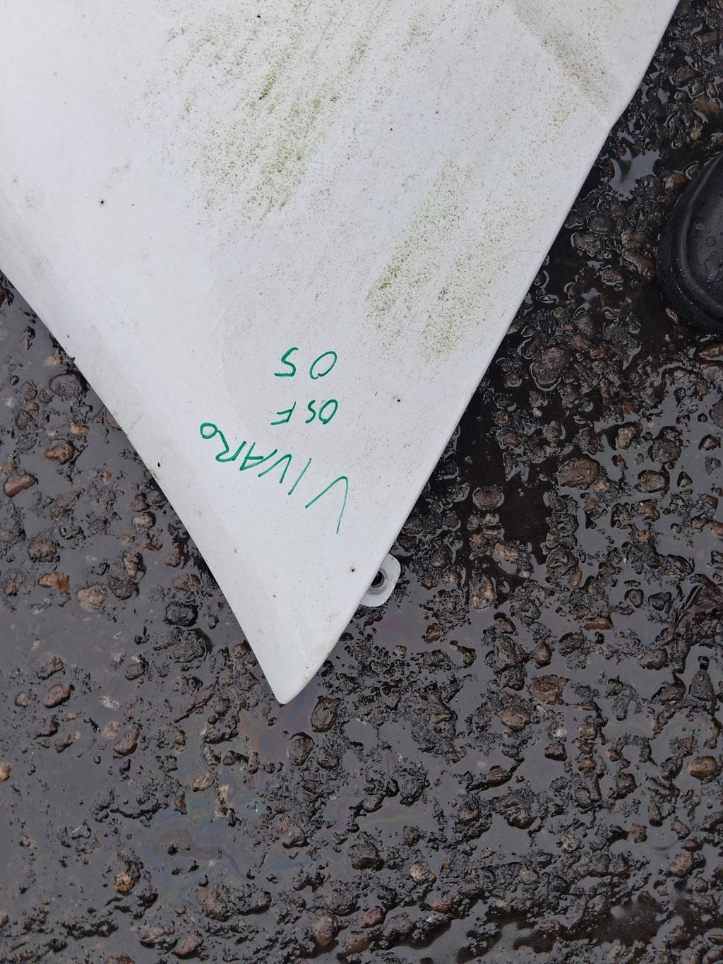 2005 VAUXHALL VIVARO MK1 OSF DRIVER SIDE FRONT RIGHT WING PANEL WHITE