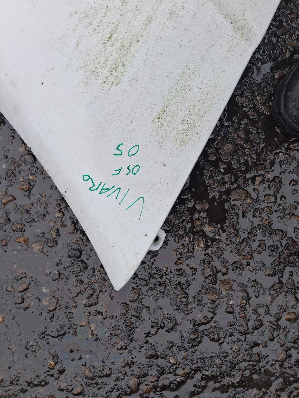 2005 VAUXHALL VIVARO MK1 OSF DRIVER SIDE FRONT RIGHT WING PANEL WHITE