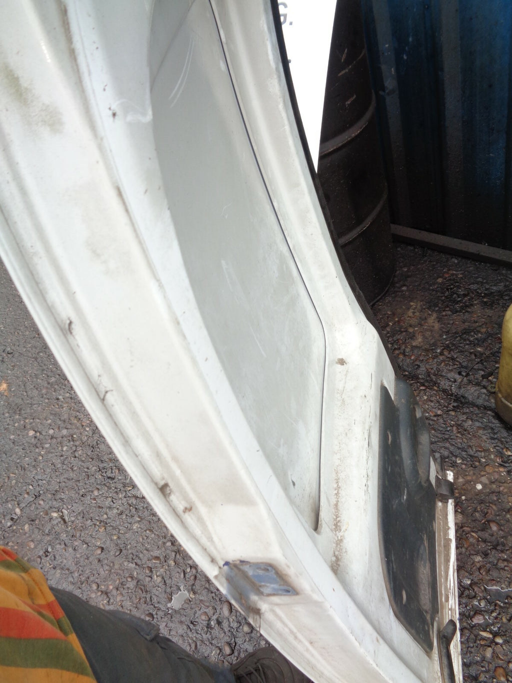 RENAULT KANGOO 2005 MK1 O/S DRIVER SIDE DOOR WHITE