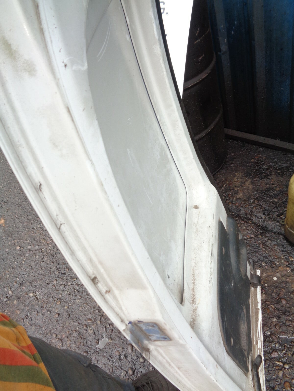 RENAULT KANGOO 2005 MK1 O/S DRIVER SIDE DOOR WHITE