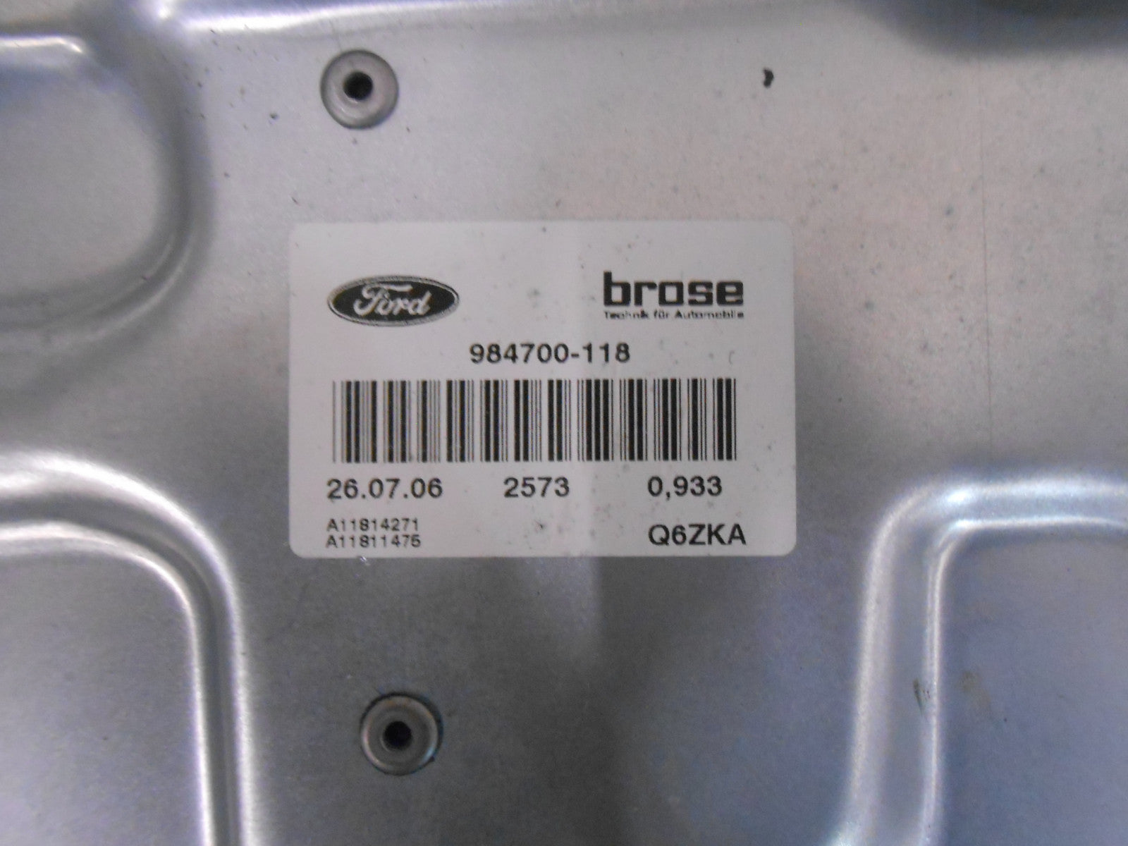 FORD FOCUS MK2 2007 5 DOOR OSF DRIVER FRONT WINDOW REGULATOR 4M51A045H16A