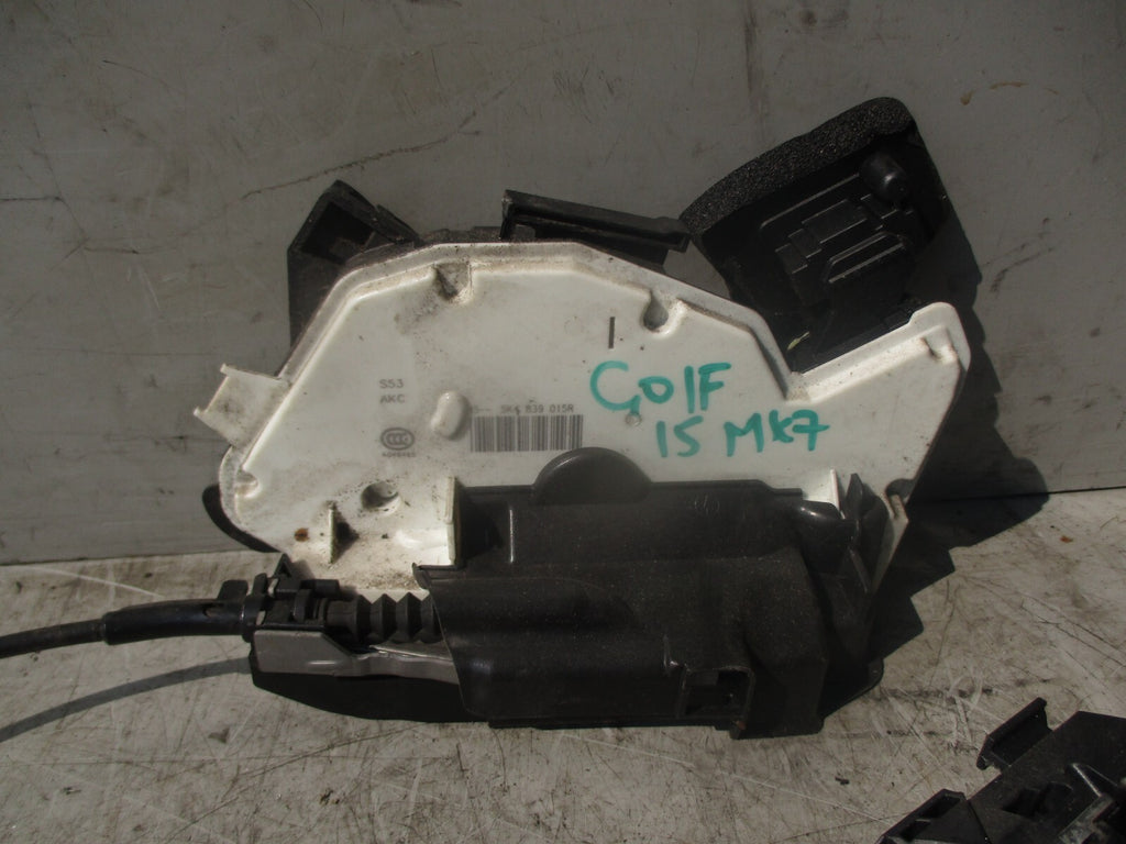 2015 VOLKSWAGEN GOLF MK7 NSR PASSENGER REAR LEFT DOOR LOCK MECHANISM 5K4839015R