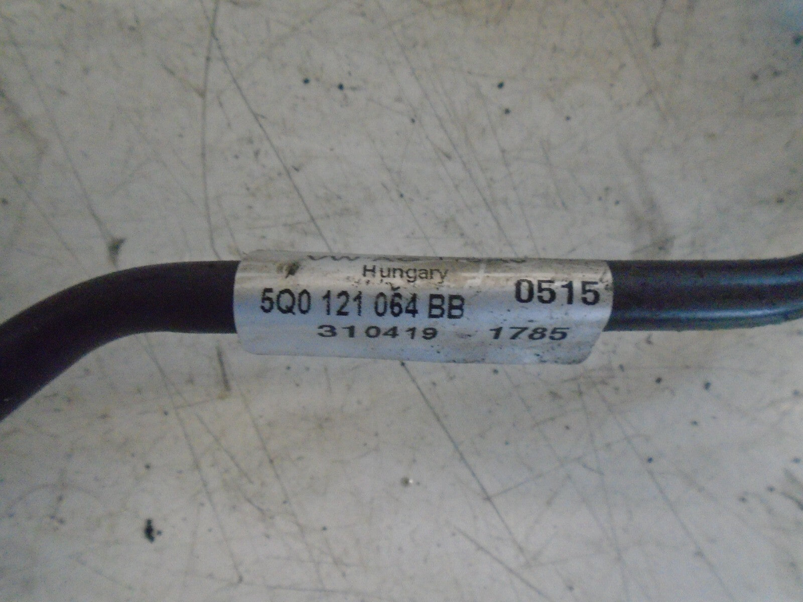 VOLKSWAGEN GOLF MK7 METAL COOLANT PIPE HOSE 5Q0121064