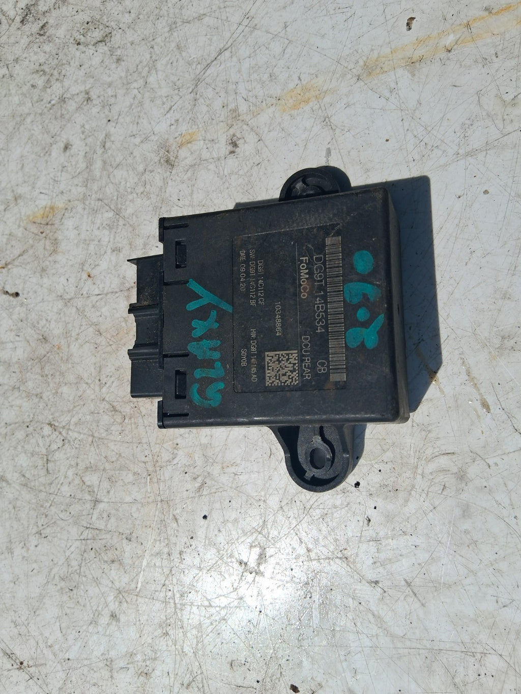 2019 FORD GALAXY MK4 OSR DRIVER SIDE REAR RIGHT DOOR CONTROL MODULE DG9T14B534